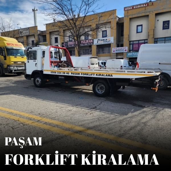 Ankara Bilkent forklift kiralama firması yük taşıma operasyonu